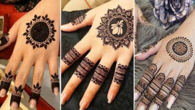 mehndi designs simple photos